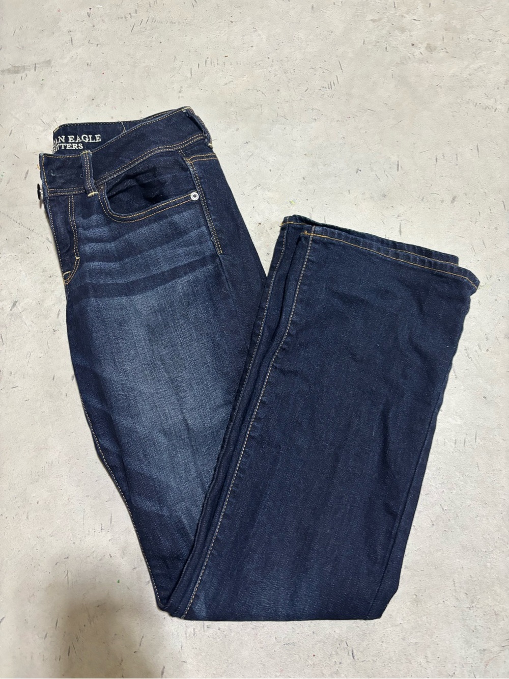 American Eagle Outfitters Women’s Dark Indigo boot cut Jeans